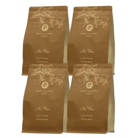 Volcanoking Coffee Ala Pua Hawaiian whole bean coffee, 10% Kona Coffee Blend Light Roast - Gourmet Kona Coffee From Hawaii's Largest Coffee Growe, Great for Espresso, Drip or French Press, Arabica Coffee 28oz (800g) ,Very smooth, clean and refreshing. Mi