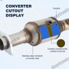 Geartronics NEW CAT CONVERTER W/ O2 SENSORS FITS For HONDA