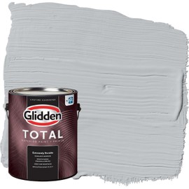 Glidden Total 1 gal. Train/Gray Semi-Gloss Exterior Paint with Primer