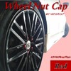 [STS Michiko] Wheel Nut Cap Red Metallic Color Air Valve