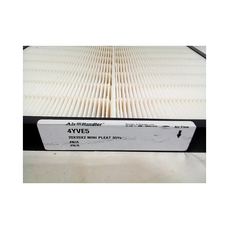 Air Handler 20x20x2 MERV 14 Mini-Pleat Air Filter High Efficiency