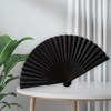 Zulbceo Pack of 3 Foldable Silk Hand Fans, Chinese Tai