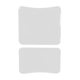 BIKE-label X501356VA Tank Pad Small 3D Motorcycle Sticker Tank Protection Paint Protection White