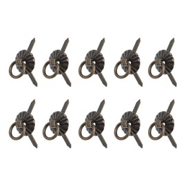 sourcing map 20Pcs Small Ring Pulls Handle for Decorative Jewelry Box Chest Drawer Cabinet