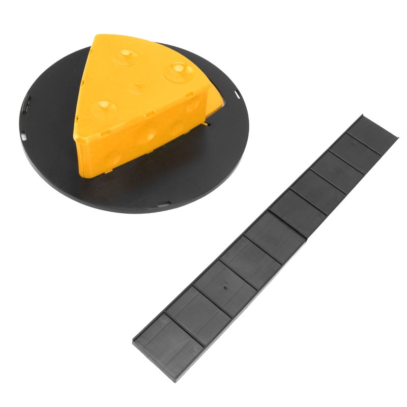 Slip Lid Mouse Trap Automatic Reset Reusable Cheese Shape Detachable