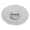 4PCS Stainless Steel PVC D Ring Patch with 11.8in Anchor