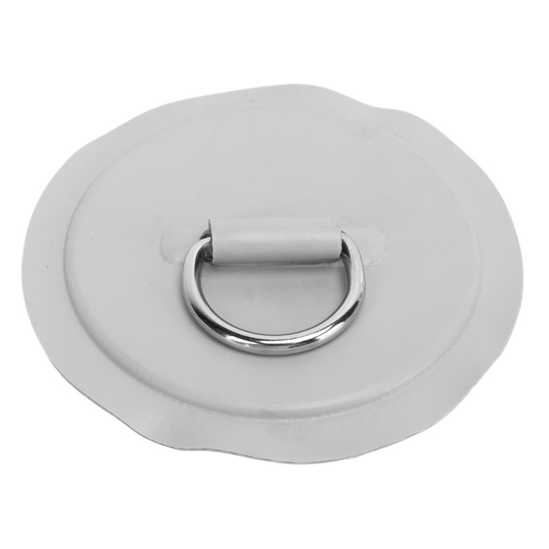 4PCS Stainless Steel PVC D Ring Patch with 11.8in Anchor