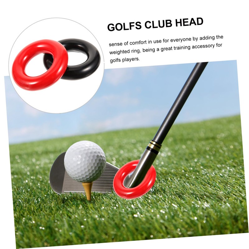 WOONEKY Golf Swing Training Tool 4pcs Golf Weighted Swing Ring