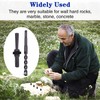 Csdtylh 6PCS Rock Splitting Wedges and 1PCS Rotary Hammer Drill
