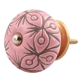 IndianShelf 10 Pack Pink Ceramic Floral Luxury Drawer Knobs for Kitchen Cabinet Hardware Door Decorative Dresser Pulls Online