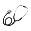Medical Stethoscope Dual Head Clear Transmission Soft Ear Plugs Stainless