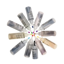 IWOWHERO 12-Color Tie Dye Pigment Set for DIY Crafts Cold Water Fabric Dye for Cotton and Linen Clothing for Creative Projects and Parties