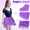 Foaincore 9 Pcs Women's Tutu Skirt Adult 4 Layered Tulle
