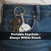 Zoravell Size 312 Hearing Aid Battery Case Keychain,Batteries Holder Storage,Easy