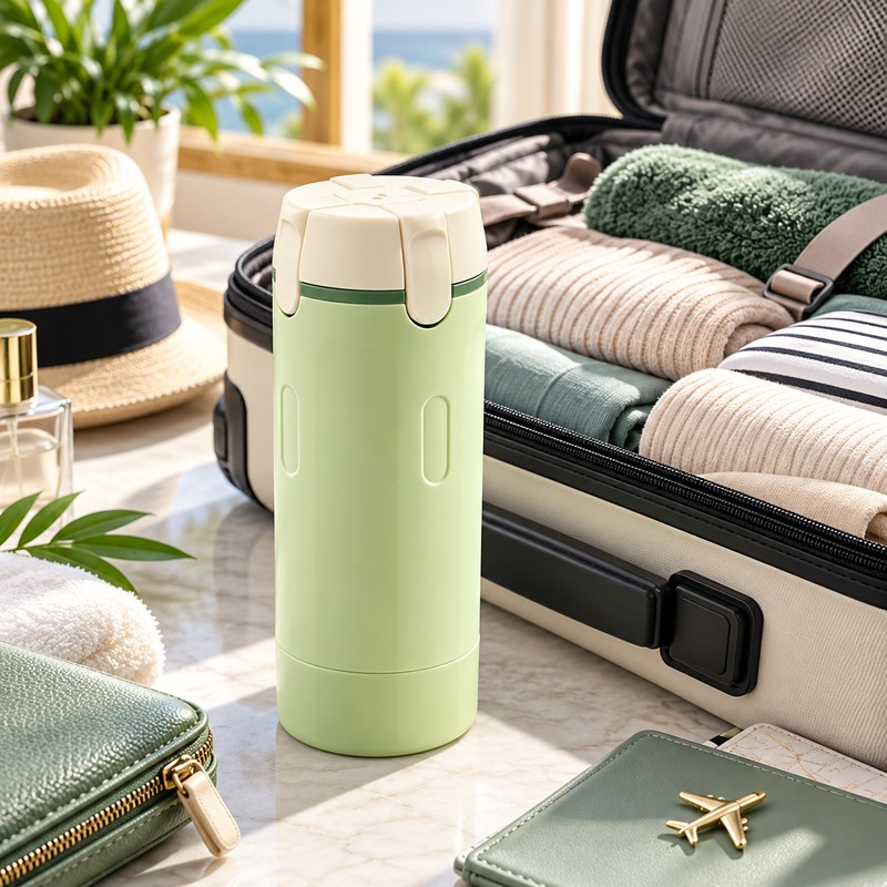 4-in-1 Travel Toiletry Dispenser for Daily Care – Compact Refillable