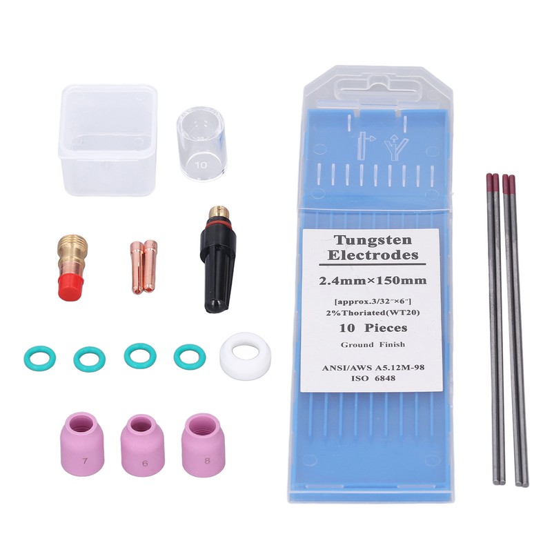TIG Torch Accessories Welding Gas Lens and Nozzle Glass Cup