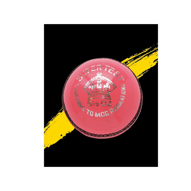 Cricket Ball - Pink Leather Match Quality (Adult)