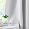 White Full Blackout Curtain Panels for Living Room Bedroom 95"