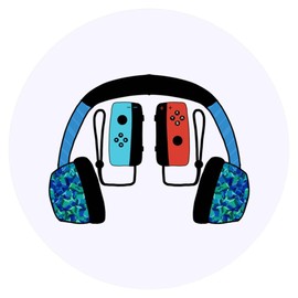 24 x 40mm Round 'Gaming Stuff' Stickers (SK00061222)