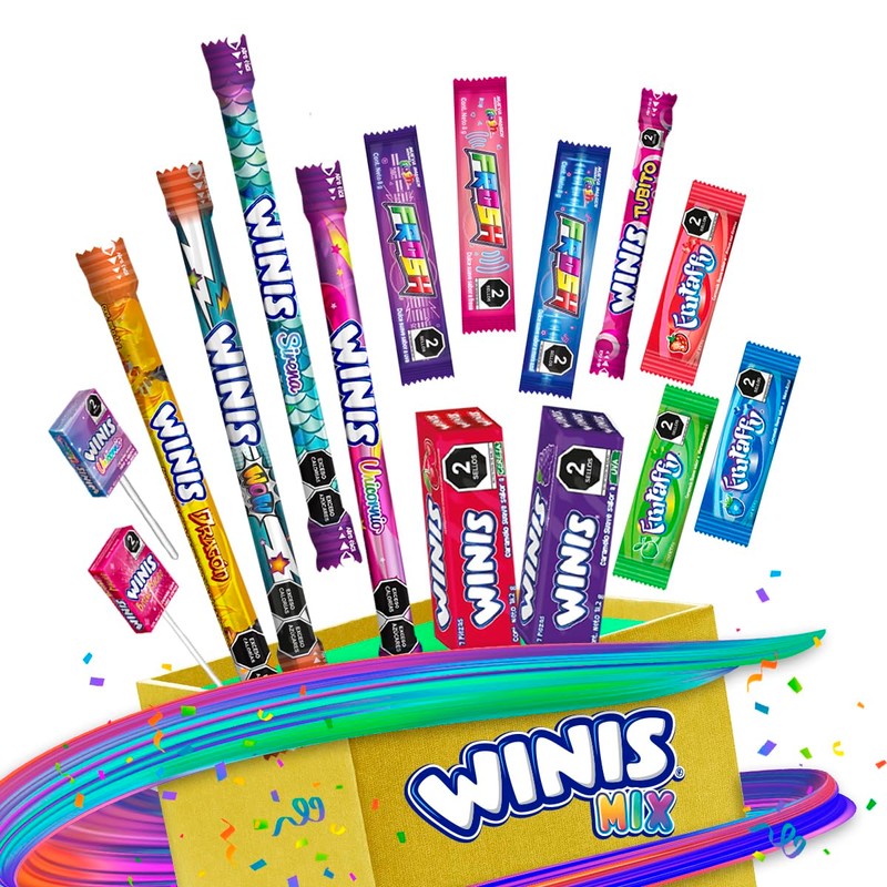 Winis Mix Variety of Mexican Chewy Candies | Bulk Taffy