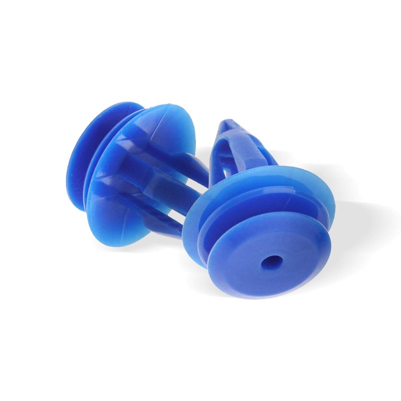YINETTECH 50 x Car Trim Clips LR027255 Blue Plastic Front