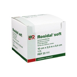 Lohmann & Rauscher Rosidal Weich gepolsterte Bandage, 10 x 2,5 cm