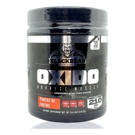 Óxido Ponche De Frutas 210g 30 Serv Preentreno Blackbear