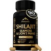 ApexBlends 3-in-1 Shilajit, Sea Moss & Lion’s Mane Capsules –