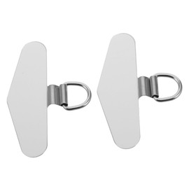 OSALADI Ultra-Thin Stainless Steel Phone Pad Metal Tether Tab for Cell Phone Lanyard Patch Replacement