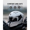 TRIANGLE Modular Motorcycle Helmets for Men Flip Up Full Face