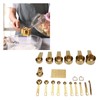 18PCS Measuring Cup Stainless Steel Gold Coffee Spoon Cup Set