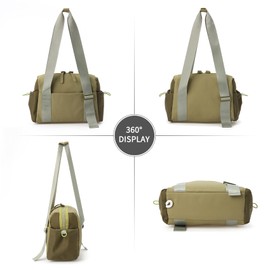 Didida Small Gym Bag for Women Girls,Waterproof Mini Gym Bag with Wet Compartment,Small Duffle Bag for Workout Sport Travel Weekender,Green