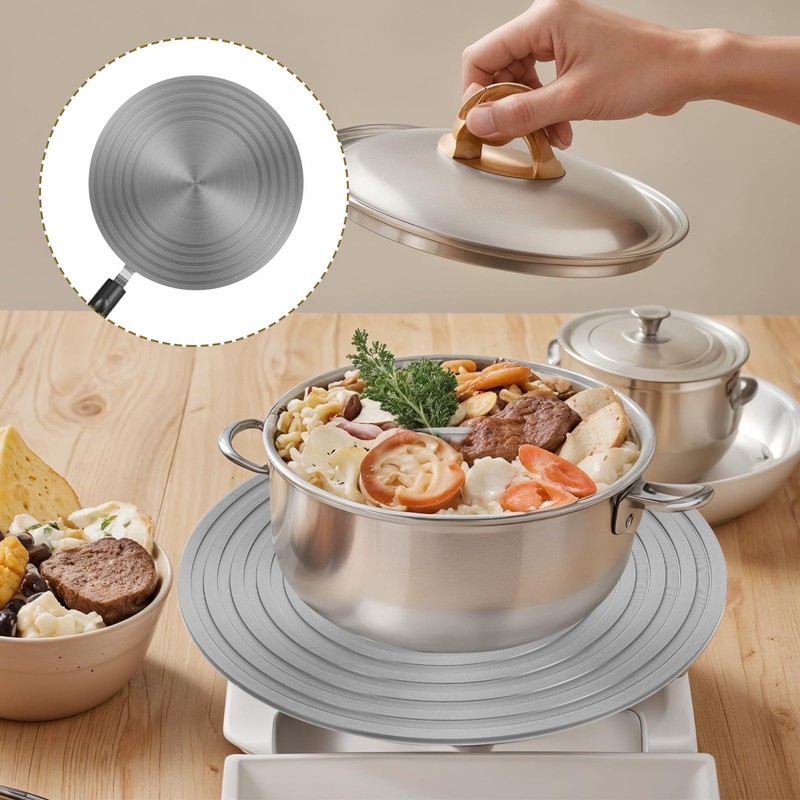 3 Pcs Simmer Plate Heat Diffuser for Gas Stove 7.87/9.45/11''