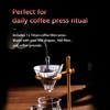 Coffee Filter Press Tool for V60 Cone Dripper Gray