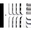 HVAC Premium 14"w X 14"h [Duct Opening] 4-Way Fixed Curved