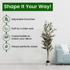 6FT Tall Faux Olive Tree with Dew-Like Leaves – Indoor