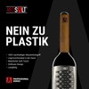REDSALT® Premium 2-Way Grater with Wooden Handle Razor Sharp Professional