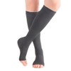 Men's Not Too Strong, Weak Compression Open Toe High Socks