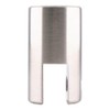 CRL Brushed Nickel Support Bar Bracket for 3/8" to 1/2"