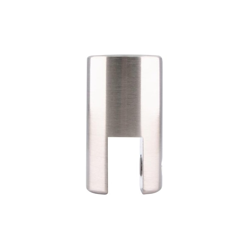 CRL Brushed Nickel Support Bar Bracket for 3/8" to 1/2"