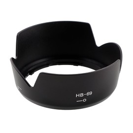 Camera Lens Hood Shade, Dedicated Bayonet Mount Hood Compatible for Nikon AF-S DX 18-55mm f/3.5-5.6G VR II Lens Replaces HB-69 OEM Lens