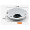2Pcs 80mm Desk Cable Grommets, Computer Desk Metal Cable Hole,