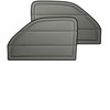 VANNCAMP Front Door Window Covers(Pair) for Chevy Express/Gmc Savana, Magnetic