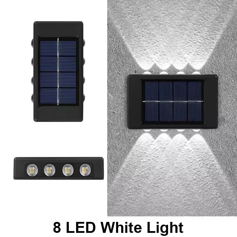 Solar Wall Light Outdoor LED Garden Lamp – Waterproof Solar