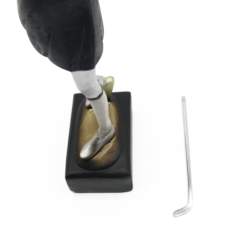 Lukitas Lady Golfer Statue and Sculpture, Golf Figurine Decor, Creative