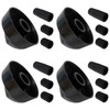 4Pcs Universal Replacement Switch Knob Control Knob Plastic Knob with