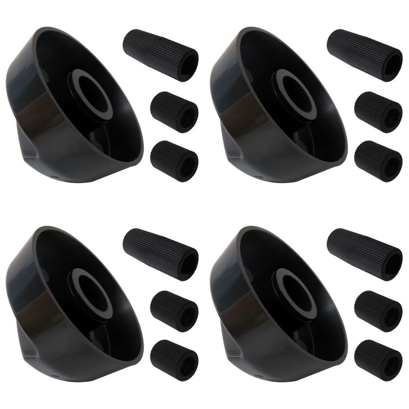 4Pcs Universal Replacement Switch Knob Control Knob Plastic Knob with