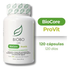 Biobo Labs BioCore Suplemento ProVit 120 cápsulas