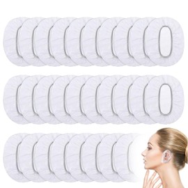 Pack of 120 Transparent Disposable Earmuffs, Waterproof Ear Protectors, Disposable Ear Protection for Shower, Shower, Bathing