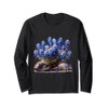 Texas Blue Bonnet, versteinertes Holz und neun gebändertes Gürteltier Langarmshirt